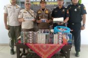 Operasi Penertiban Rokok Ilegal di Sarang, 6.908 Batang Disita