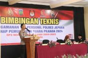 Siap Amankan Pilkada, Polres Jepara Gelar Bimtek Pengamanan TPS