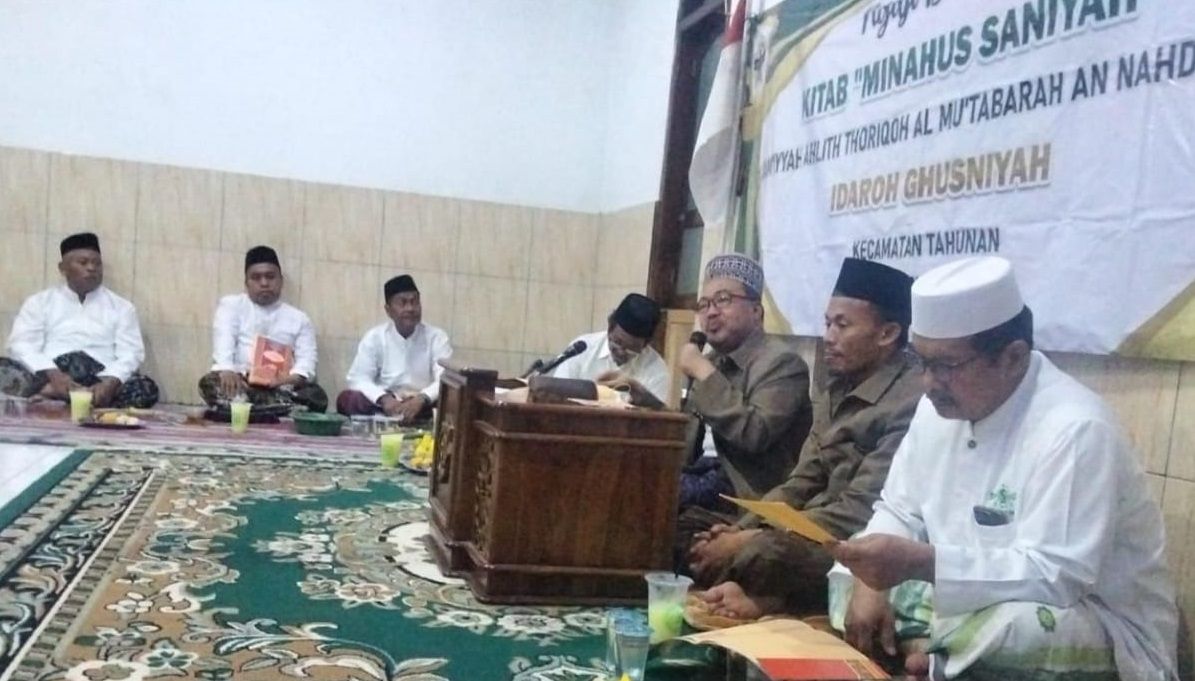 Jatman MWC NU Tahunan Gelar Ngaji Bareng Kitab Minahus Saniyah