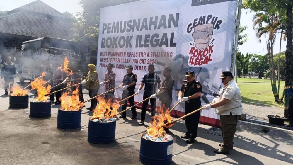 Pemkab Demak Terus Berkomitmen Berantas Rokok Ilegal