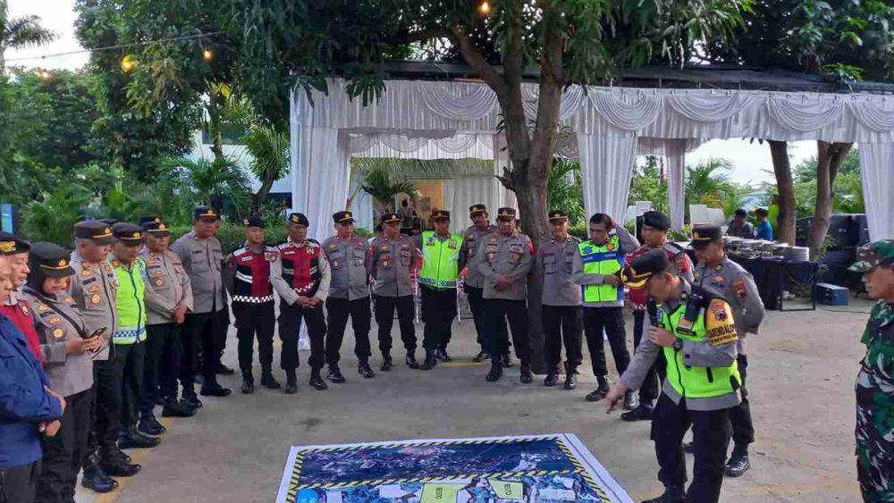 Ratusan Personel Gabungan Amankan Debat Publik Ketiga Pilkada Jepara