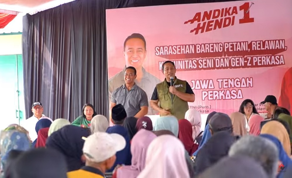 Kampanye di Pati, Pasangan Andika-Hendi Dengarkan Keluhan Petani