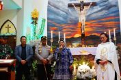 Pj Bupati Batang Bersama Forkopimda Tinjau Perayaan Malam Natal