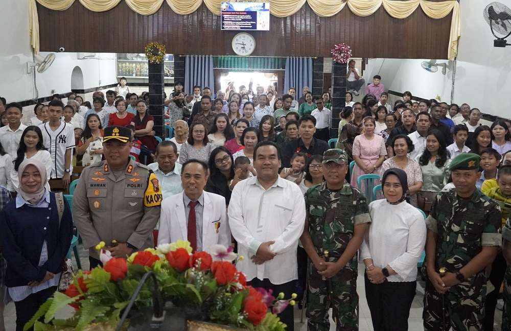 Jemaat Gereja di Blora Merasa Aman Saat Beribadah Natal 2024