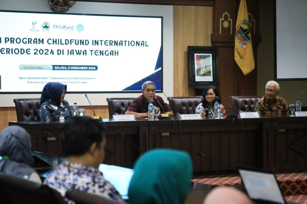 Dampingi Anak dan Keluarga di 6 Daerah, Sekda Jateng Apresiasi ChildFund International
