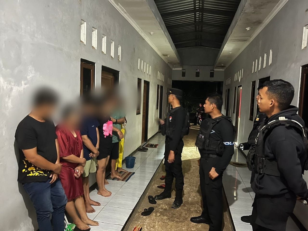 Polres Jepara Grebek Kos-Kosan dan Pesta Miras, 4 Pasangan Mesum Diamankan