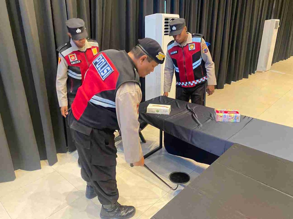 Polisi Sterilisasi Lokasi Rekapitulasi Suara Pilkada Jepara 2024