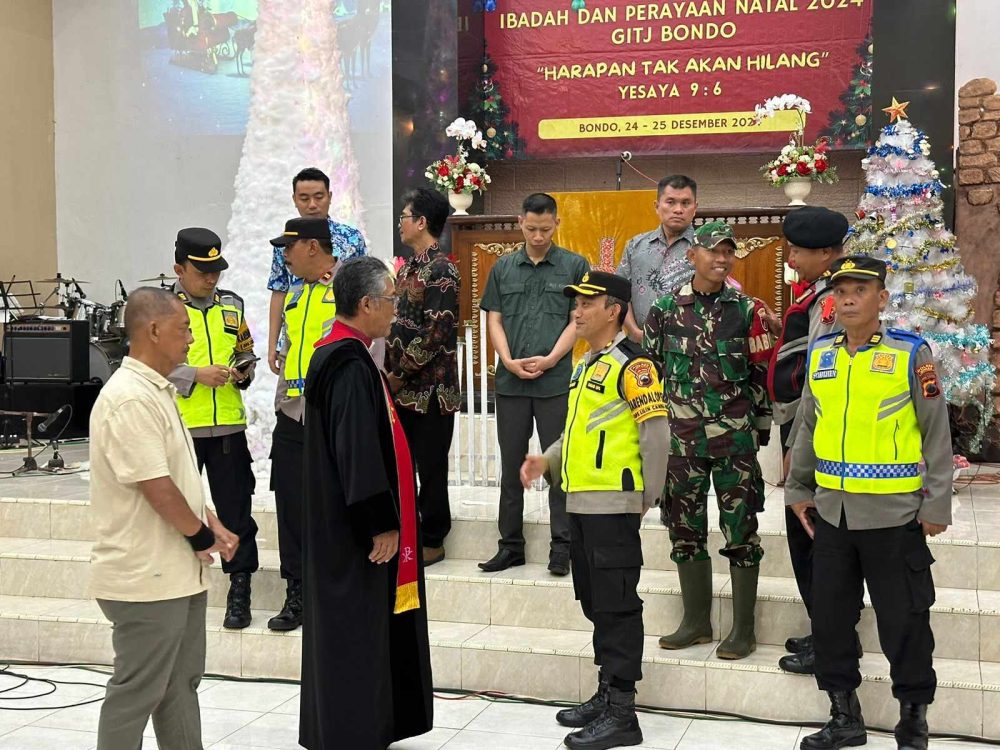Pengamanan Malam Natal, Polres Jepara Gelar Patroli Gabungan Skala Besar