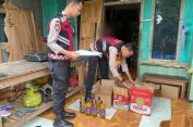 Cipta Kondisi Jelang Ramadan, Polres Jepara Amankan Puluhan Botol Miras