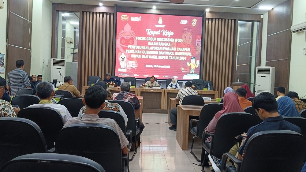 Evaluasi Pemilu 2024, KPU Demak Gelar Focus Group Discussion