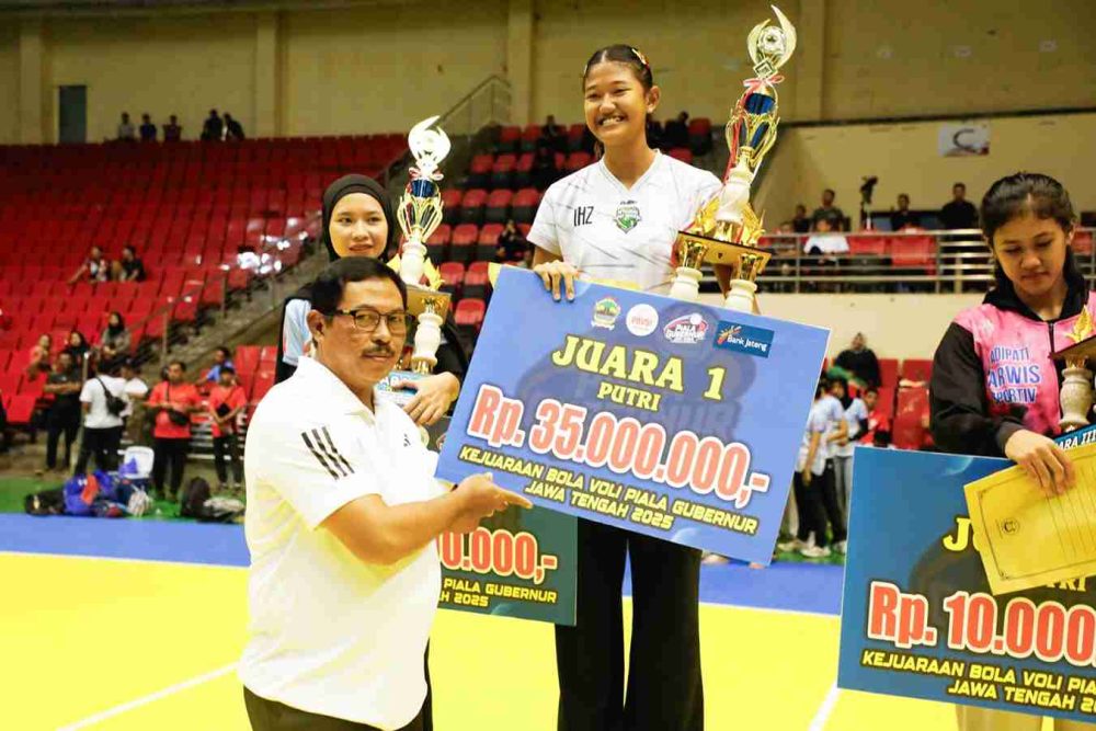 Resmi Ditutup, Peserta Berharap Kejuaraan Voli Piala Gubernur Jateng Jadi Agenda Tahunan