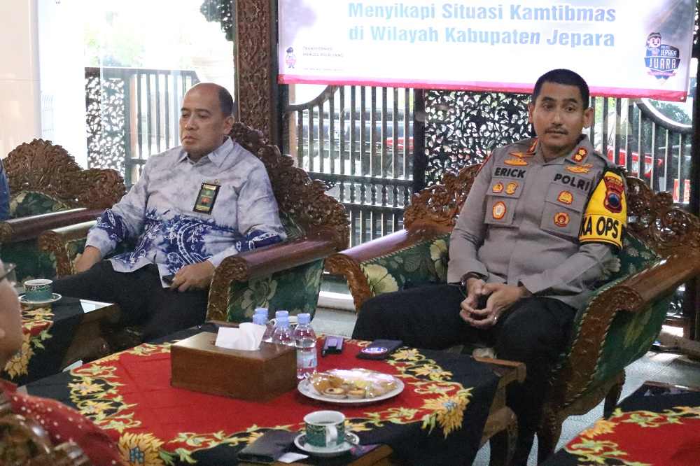 Perkuat Sinergitas dan Jaga Kamtibmas, Forkopimda Jepara Gelar Coffee Morning