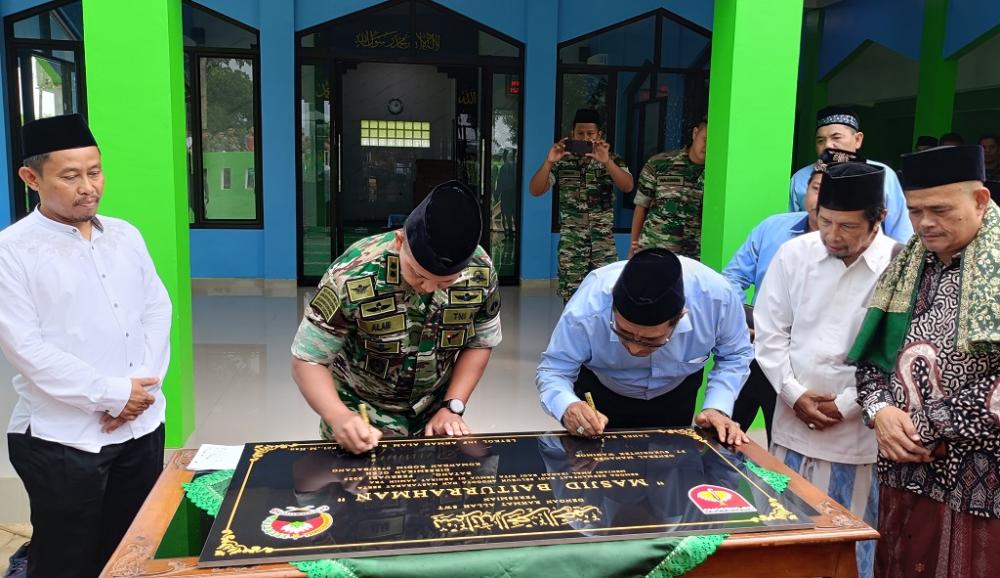 Resmikan Masjid Baiturrahman, Dandim Batang: Makmurkan untuk Keagamaan
