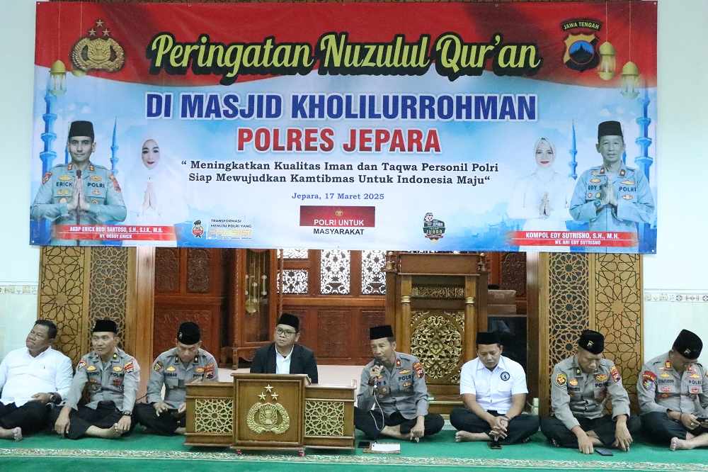 Peringati Nuzulul Qur’an, Wakapolres Jepara: Tingkatkan Ketaqwaan Melalui Kepedulian Sosial