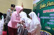 Buka Puasa Bersama, Polres Jepara Beri Santunan Kepada Anak Yatim dan Dhuafa