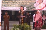 Pimpim Upacara Peringatan Hari Kartini, Wabup Cilacap: Peran Suami Sangat Penting dan Berharga