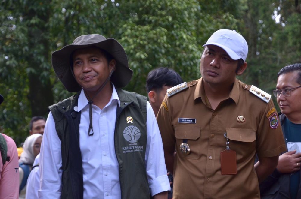 Kunjungan Kerja ke Boyolali, Menhut Kampanyekan Zero Waste dan Zero Accident