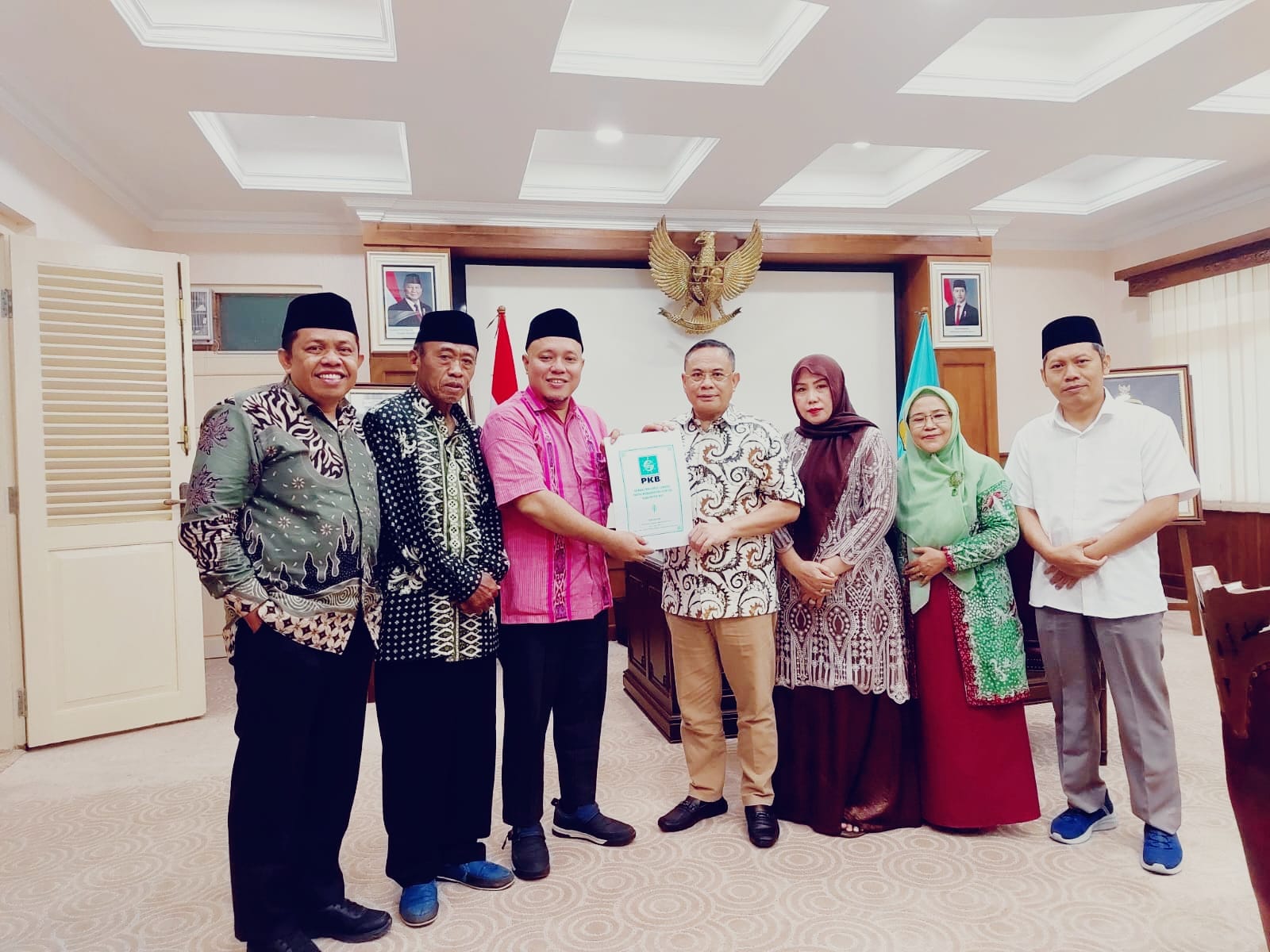 Ketua Baru DPC PKB Pati Silaturahmi dengan Bupati, Serahkan Tembusan SK dan Bahas Sinergi Pembangunan