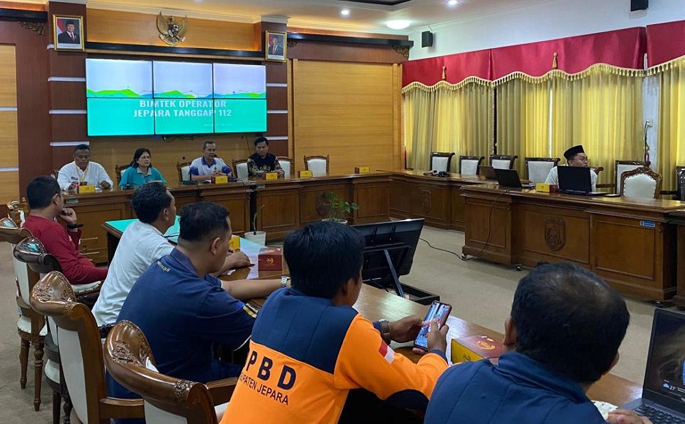 Diskominfo Jepara Gelar Bimtek Operator “Jepara Tanggap 112”