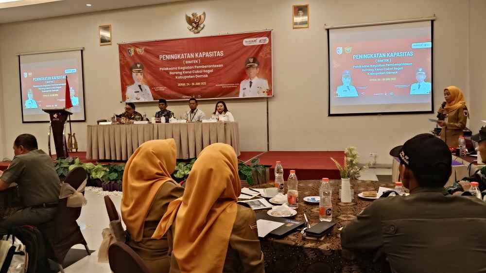 Satpol PP Demak Gelar Bimtek Satgas BKC Ilegal