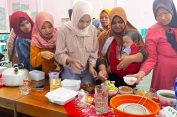 Cegah Stunting, Ibu-Ibu Ngargosoko Dibekali Cara Bikin MP-ASI Bergizi