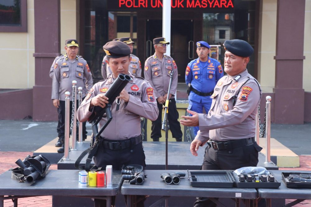 Polres Jepara Gelar Pelatihan Fungsi Teknis Samapta