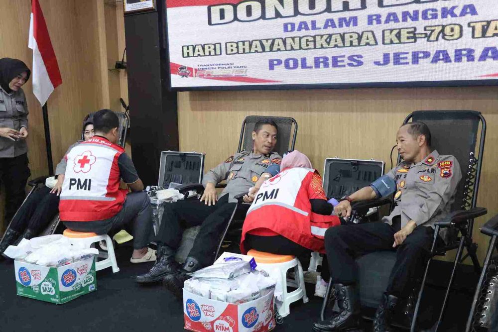 Sambut Hari Bhayangkara ke-79, Setetes Darah untuk Negeri