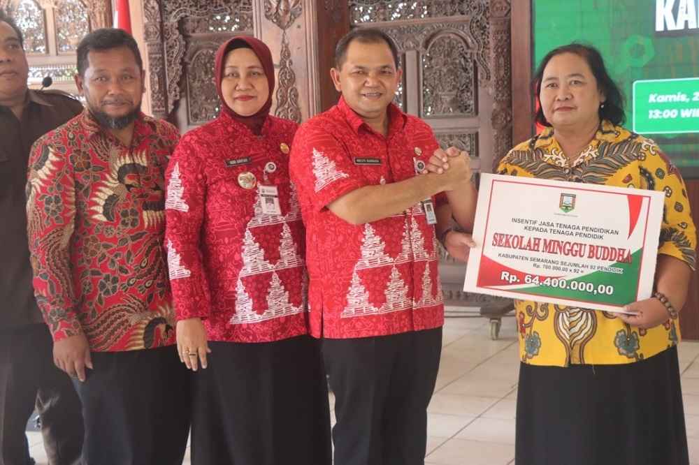 544 Tenaga Pengajar Keagamaan Nonformal di Kabupaten Semarang Terima Insentif