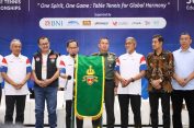 Sekda Jateng dan Ustadz Adi Hidayat Buka Kejuaraan Internasional Tenis Meja
