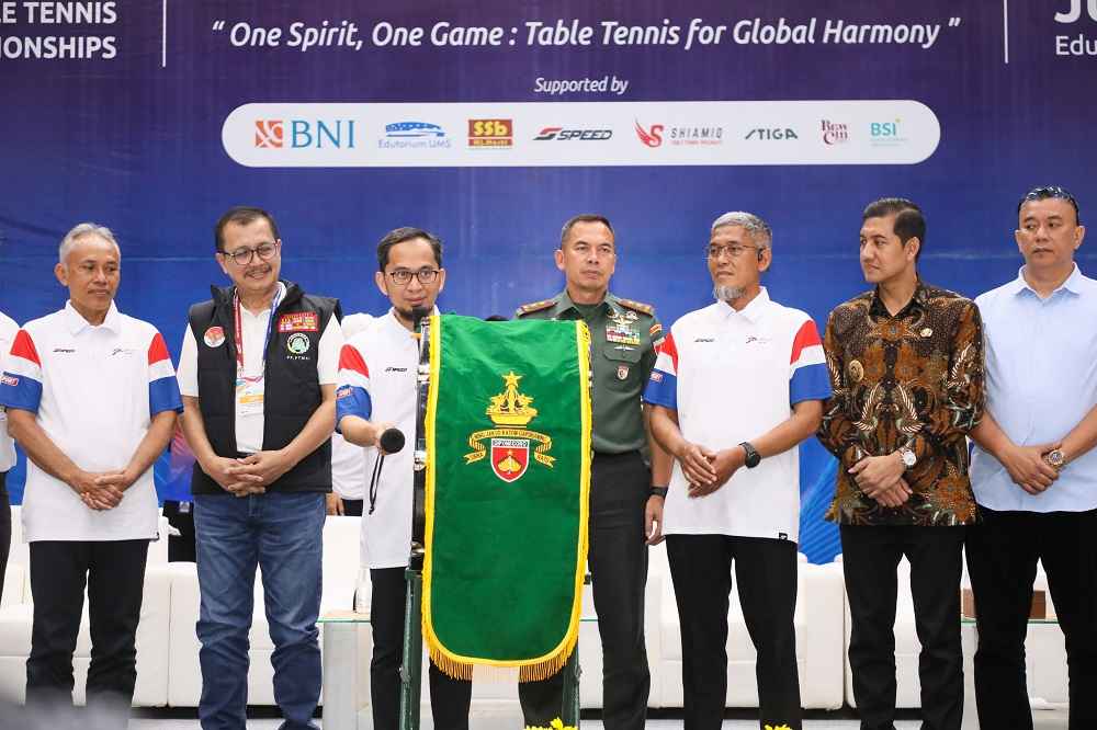Sekda Jateng dan Ustadz Adi Hidayat Buka Kejuaraan Internasional Tenis Meja