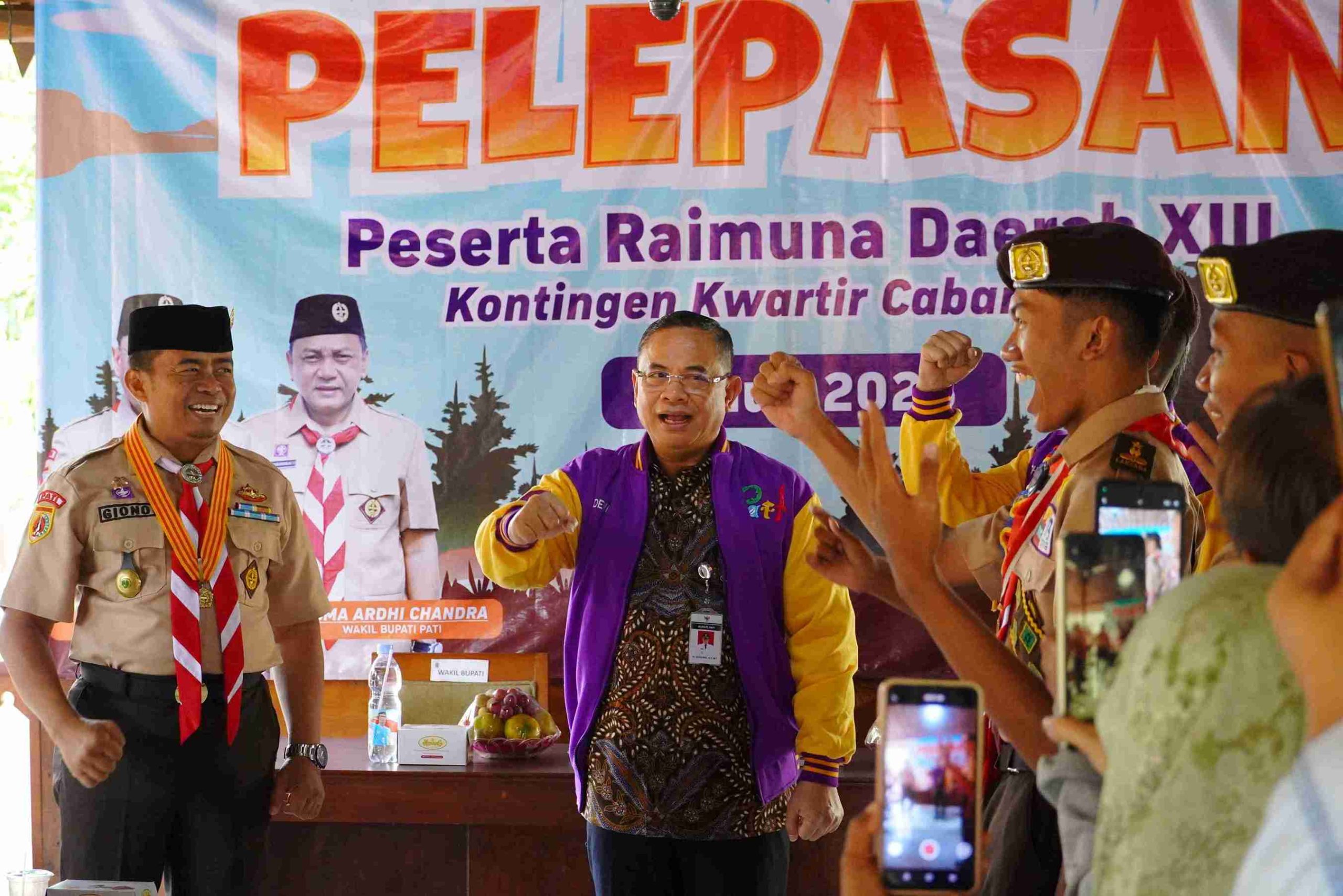 Bupati Pati Lepas Kontingen Pramuka ke Raimuna Daerah XIII Jawa Tengah