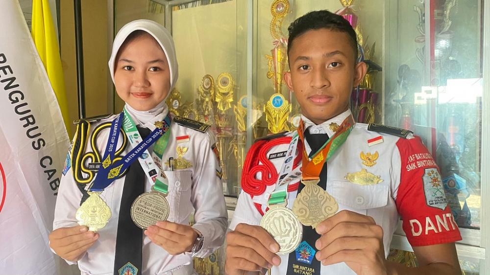 Membanggakan, Atlet Muda Batang Raih Juara II Karate Asia Cup 2025