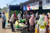 Polisi Bersama Bulog Kembali Distribusikan Puluhan Ton Beras