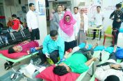dr. Atik Sudewo Pantau Donor Darah di RSU Fastabiq Sehat PKU Muhammadiyah Pati