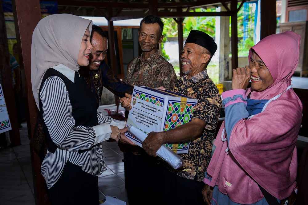 Pemkab Boyolali Kembali Salurkan Bantuan Penanganan Kerawanan Pangan