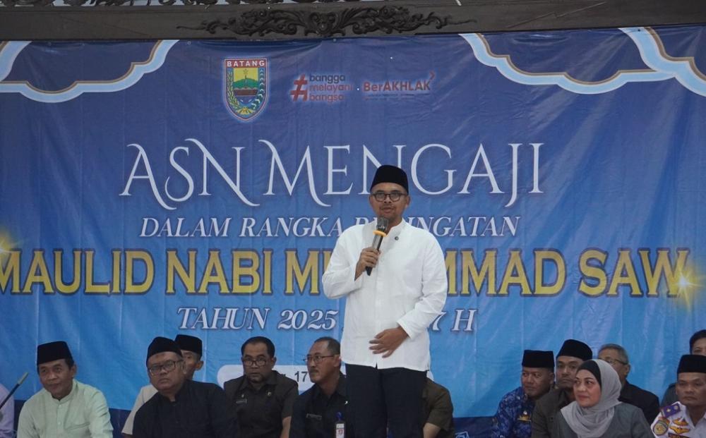 Bupati Batang Ajak ASN Teladani Sifat Rasulullah dalam Pelayanan Masyarakat