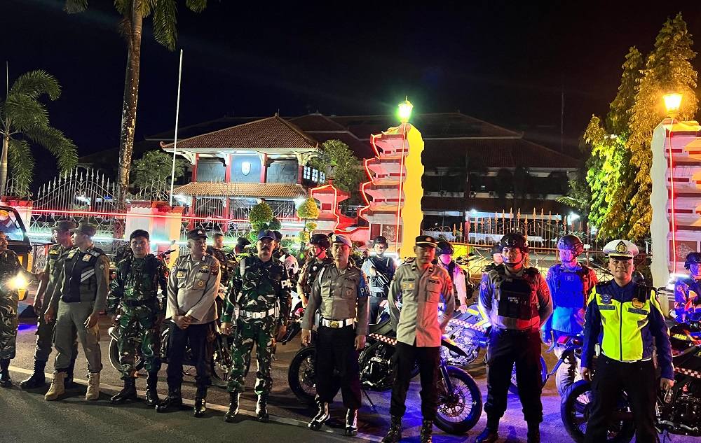 Ciptakan Suasana Kondusif, Polres Jepara Gelar Patroli Gabungan