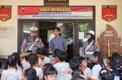 Puluhan Siswa TK di Jepara Diajak Jadi Pelopor Tertib Lalu Lintas