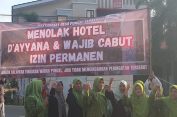 Tuntut Penutupan Hotel, Warga Puncel, Pati Turun ke Jalan