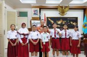 Bupati Pati Sudewo Terima Siswa SD Berprestasi yang Akan Berlaga di Ajang Nasional dan Internasional
