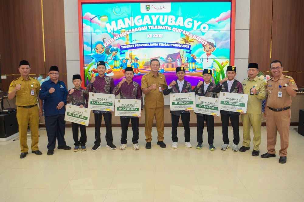 Dua Kafilah Boyolali Raih Juara 1 MTQ XXXI Tingkat Provinsi Jateng