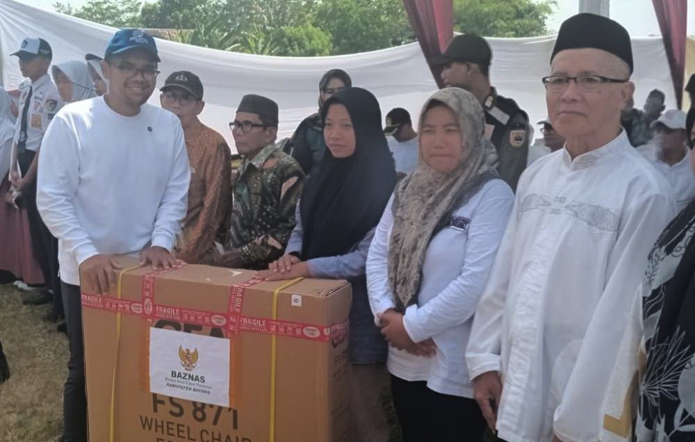 Baznas Batang Tebarkan Manfaat bagi Para Mustahik