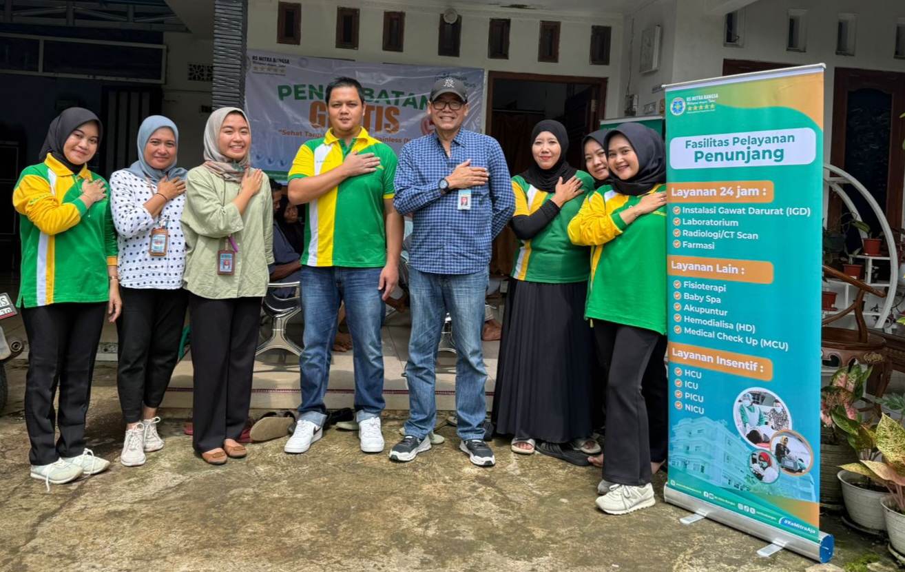 Lebih Dekat dengan Masyarakat, RS Mitra Bangsa Gelar Pemeriksaan Gratis di Desa Lahar