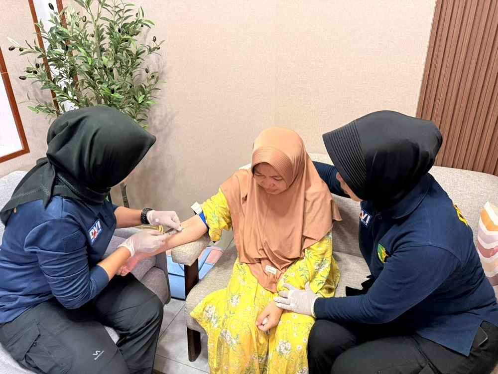 Polda Jateng Lakukan Pengambilan Sampel DNA dan Data Antemorten Keluarga Korban ATR 42-500