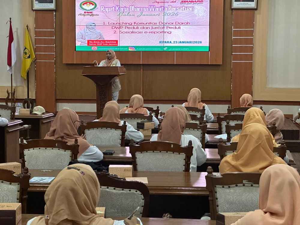 DWP Jepara Launching Komunitas Donor Darah DWP PEDULI